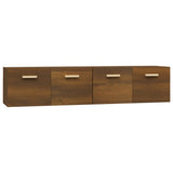 Wall Cabinets 2 pcs Brown Oak 80x35x36.5 cm Engineered Wood