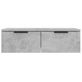 Wall Cabinets 2 pcs Concrete Grey 68x30x20 cm Engineered Wood