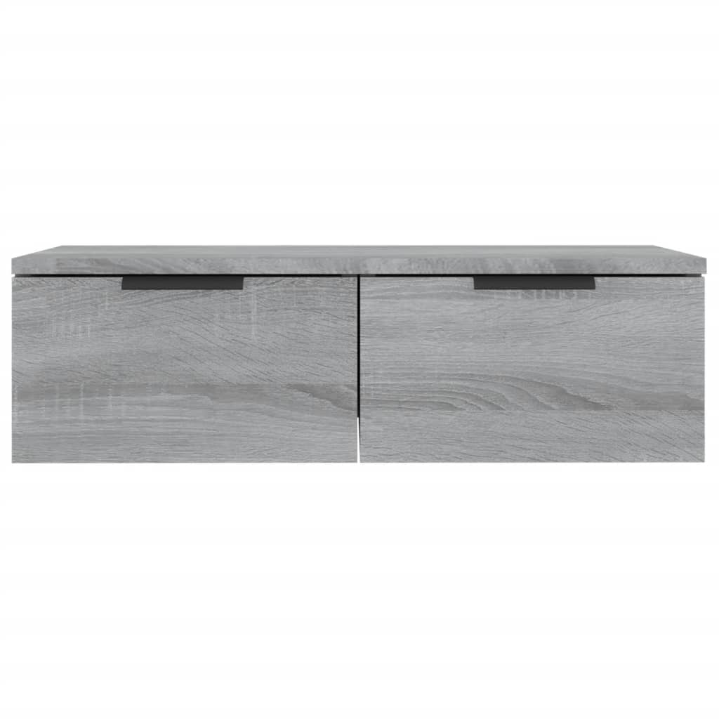 Wall Cabinets 2 pcs Grey Sonoma 68x30x20 cm Engineered Wood