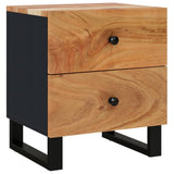 Bedside Cabinets 2 pcs 40x33x46 cm Solid Wood Acacia