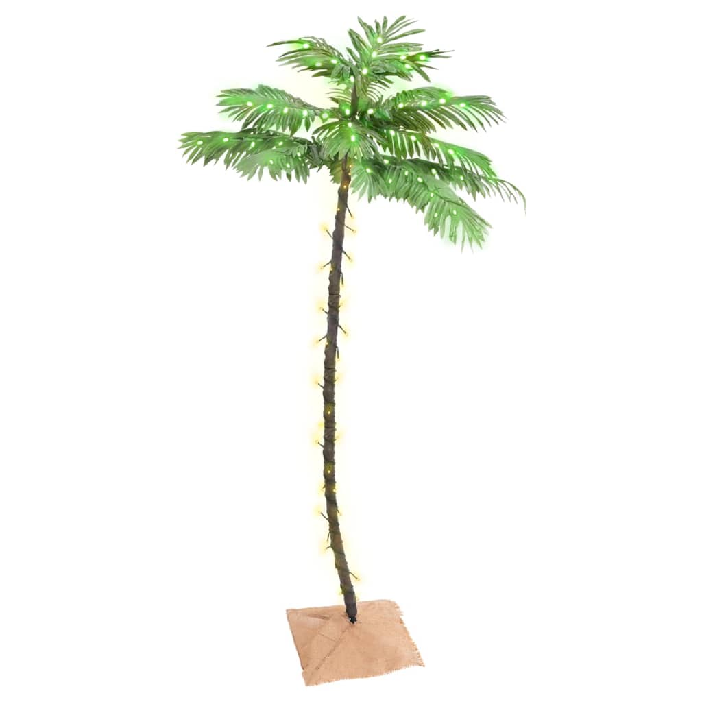 LED Palm Tree Warm White 96 LEDs 180 cm