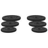 Weight Plates 6 pcs 30 kg Cast Iron