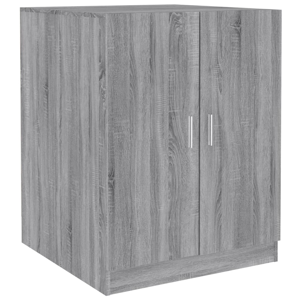 Washing Machine Cabinet Grey Sonoma Engineered Wood