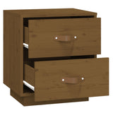 Bedside Cabinet Honey Brown 40x34x45 cm Solid Wood Pine