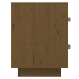 Bedside Cabinet Honey Brown 40x34x45 cm Solid Wood Pine