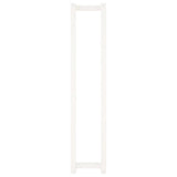 Towel Rack White 23x18x110 cm Solid Wood Pine