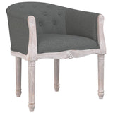 Dining Chair Dark Grey Fabric