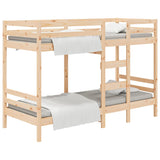 Bunk Bed without Mattress 75x190 cm Small Single Solid Wood Pine