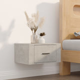 Wall-mounted Bedside Cabinets 2 pcs Concrete Grey 50x36x25 cm