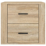 Wall-mounted Bedside Cabinet Sonoma Oak 50x36x47 cm