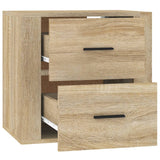 Wall-mounted Bedside Cabinet Sonoma Oak 50x36x47 cm