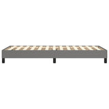 Bed Frame without Mattress Dark Grey 90x200 cm Fabric