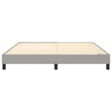 Bed Frame without Mattress Light Grey 180x200 cm Super King Fabric