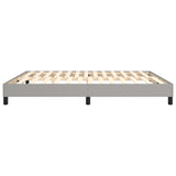 Bed Frame without Mattress Light Grey 180x200 cm Super King Fabric