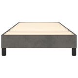 Bed Frame without Mattress Dark Grey 90x200 cm Velvet