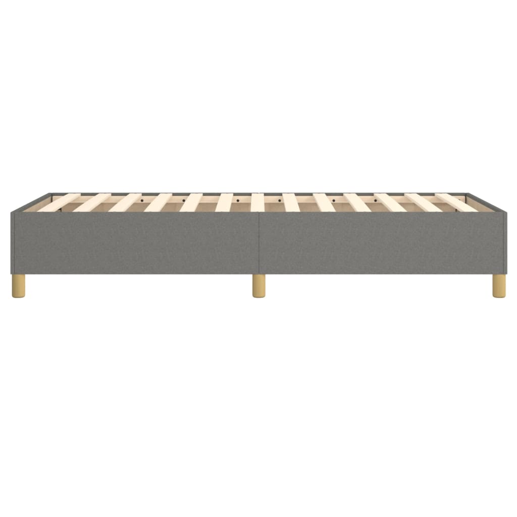 Bed Frame without Mattress Dark Grey Single Fabric (UK/IE/FI/NO only)