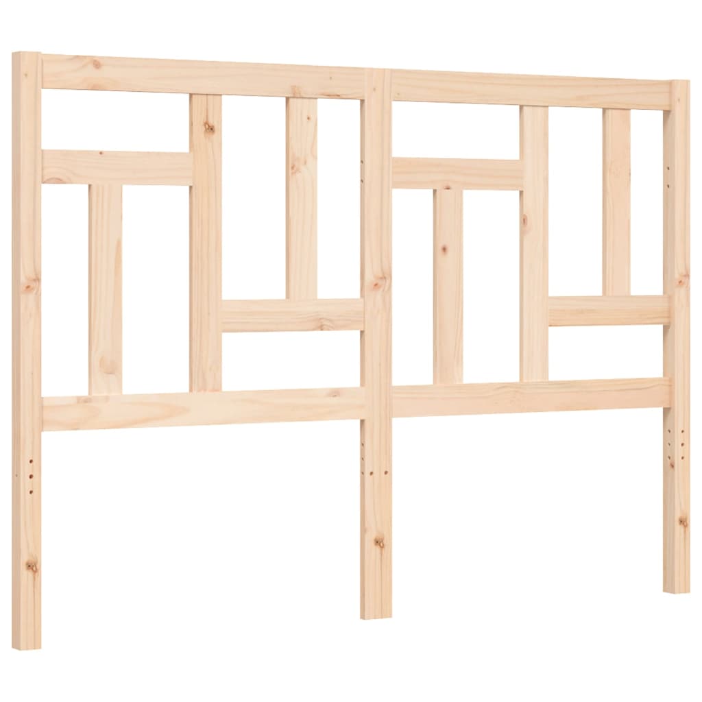 Bed Frame without Mattress 140x190 cm Solid Wood