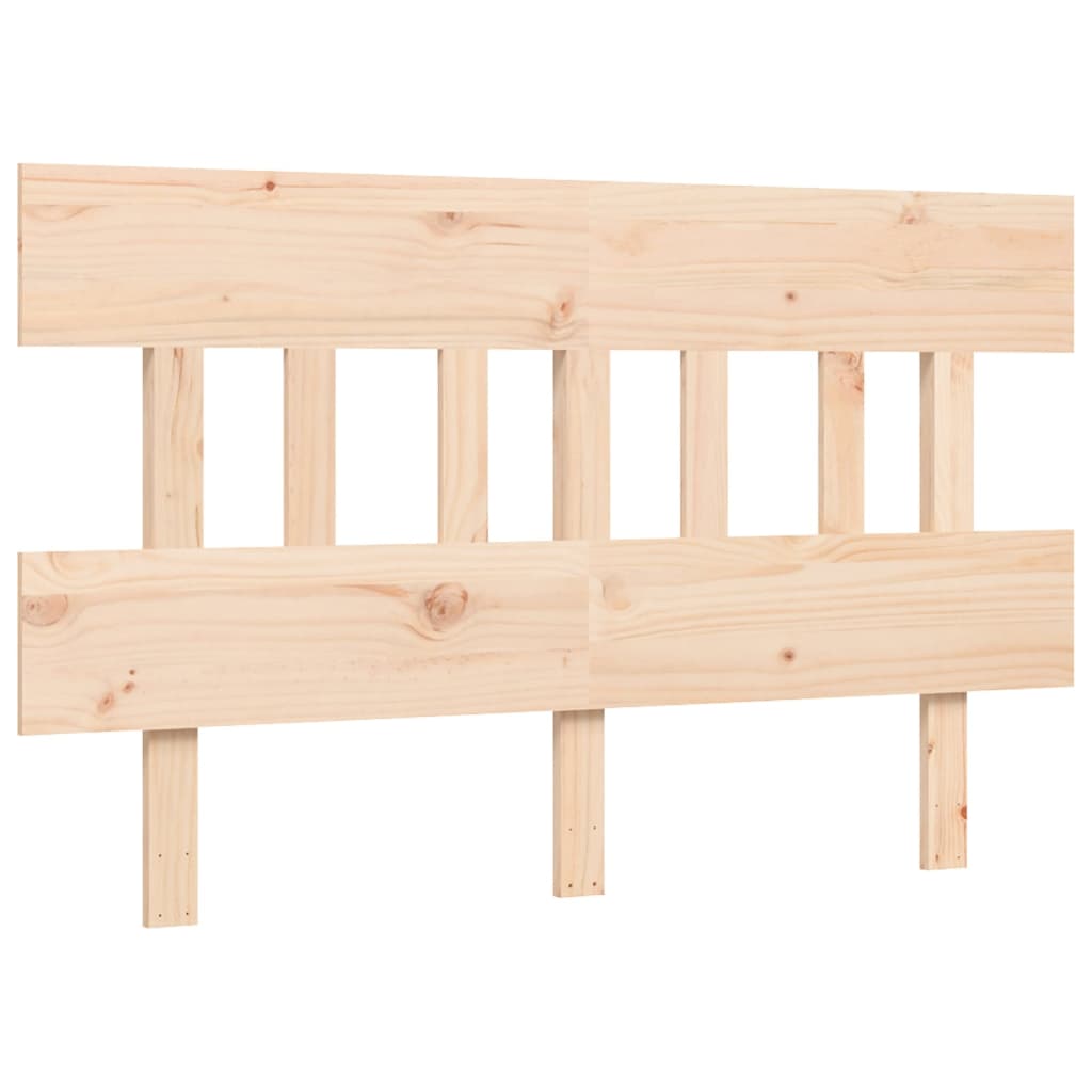 Senior Bed without Mattress 140x200 cm Solid Wood