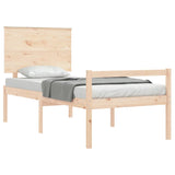 Senior Bed without Mattress 100x200 cm Solid Wood