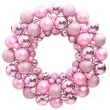 Christmas Wreath Pink 45 cm Polystyrene