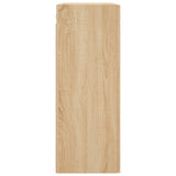 Wall Mounted Cabinets 2 pcs Sonoma Oak 69.5x34x90 cm