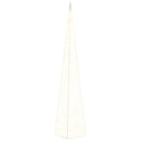 Christmas Light Cone 60 LEDs Warm White 120 cm Acrylic