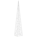 Christmas Light Cone 60 LEDs Warm White 120 cm Acrylic