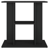 Aquarium Stand Black 60x30x60 cm Engineered Wood