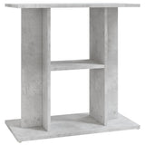 Aquarium Stand Concrete Grey 60x30x60 cm Engineered Wood