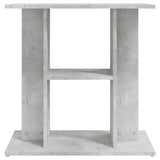 Aquarium Stand Concrete Grey 60x30x60 cm Engineered Wood