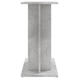 Aquarium Stand Concrete Grey 60x30x60 cm Engineered Wood