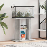 Aquarium Stand Concrete Grey 60x30x60 cm Engineered Wood