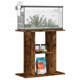 Aquarium Stand Smoked Oak 60x30x60 cm Engineered Wood