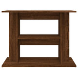 Aquarium Stand Brown Oak 80x35x60 cm Engineered Wood