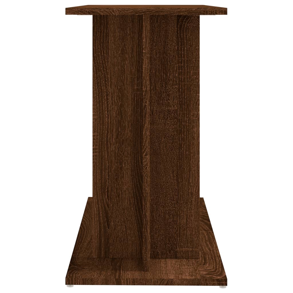 Aquarium Stand Brown Oak 80x35x60 cm Engineered Wood