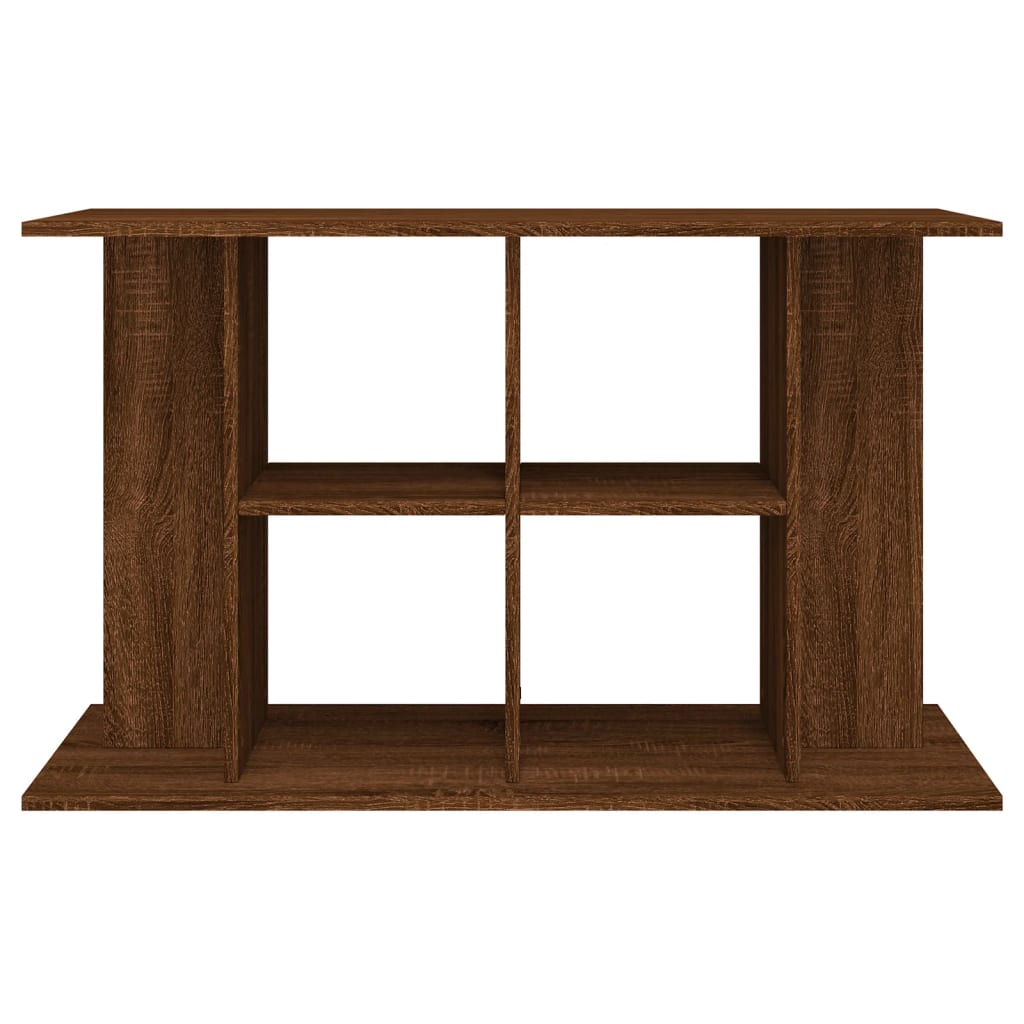 Aquarium Stand Brown Oak 100x40x60 cm Engineered Wood