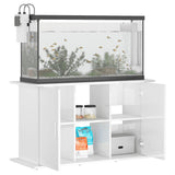 Aquarium Stand High Gloss White 101x41x58 cm Engineered Wood