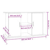 Aquarium Stand High Gloss White 101x41x58 cm Engineered Wood