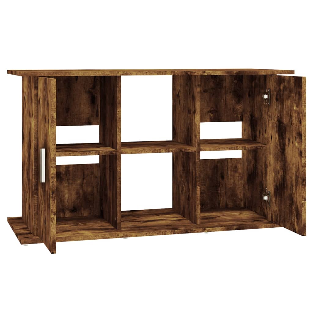 Aquarium Stand Smoked Oak 101x41x58 cm Engineered Wood