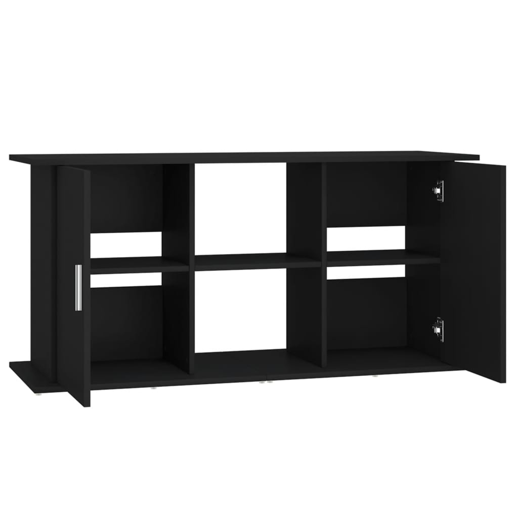 Aquarium Stand Black 121x41x58 cm Engineered Wood