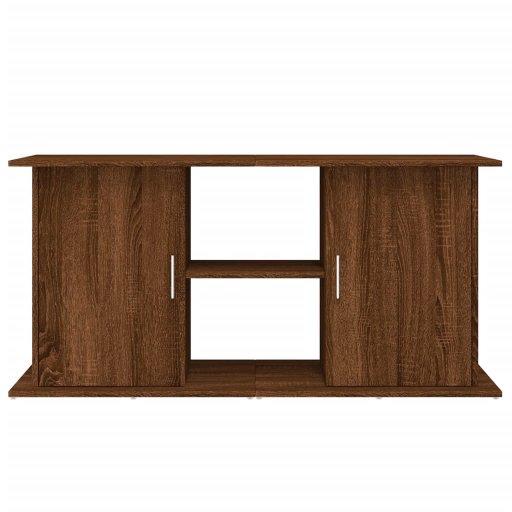 Aquarium Stand Brown Oak 121x41x58 cm Engineered Wood