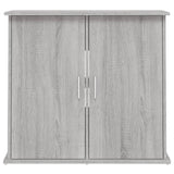 Aquarium Stand Grey Sonoma 81x36x73 cm Engineered Wood