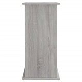 Aquarium Stand Grey Sonoma 81x36x73 cm Engineered Wood