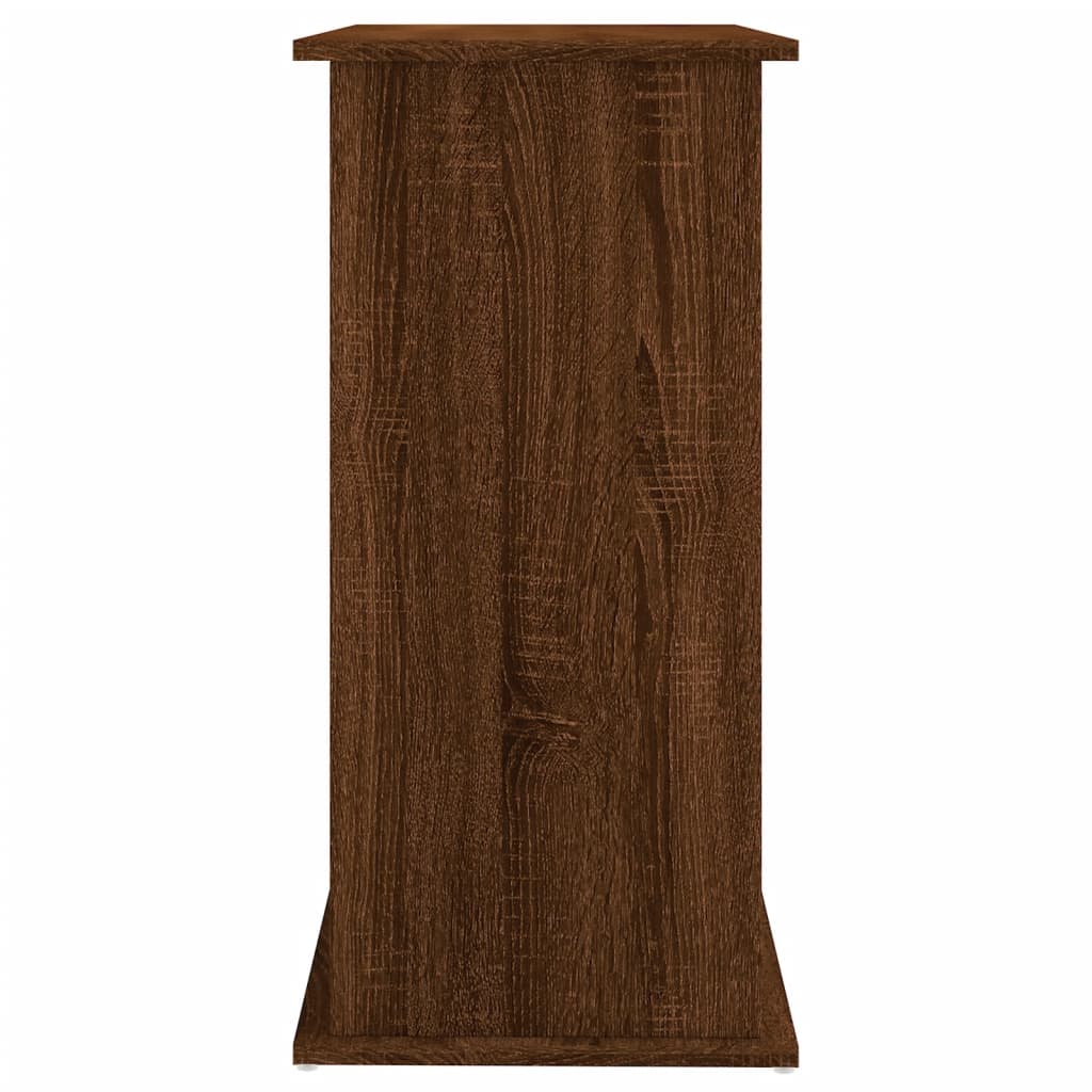 Aquarium Stand Brown Oak 81x36x73 cm Engineered Wood