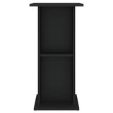 Aquarium Stand Black 60.5x36x72.5 cm Engineered Wood