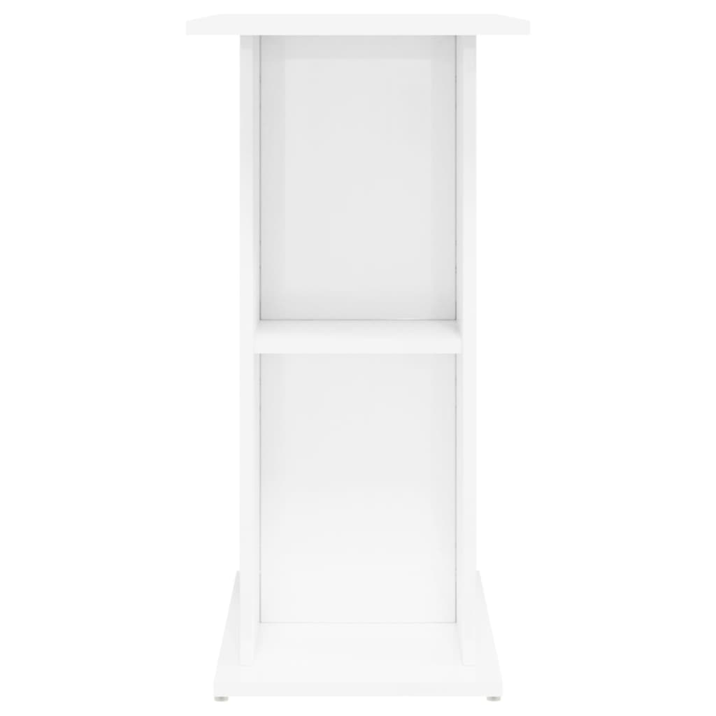 Aquarium Stand High Gloss White 75x36x72.5 cm Engineered Wood