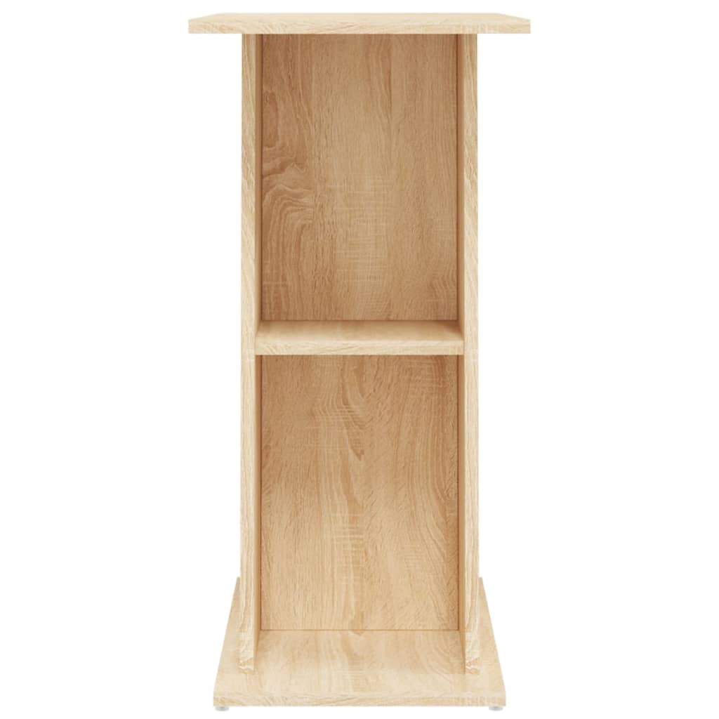 Aquarium Stand Sonoma Oak 75x36x72.5 cm Engineered Wood