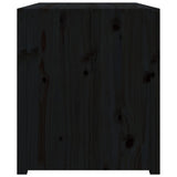 Outdoor Kitchen Cabinet Black 106x55x64 cm Solid Wood Pine