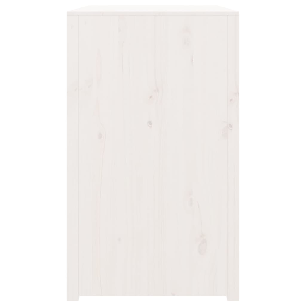 Outdoor Kitchen Cabinet White 106x55x92 cm Solid Wood Pine