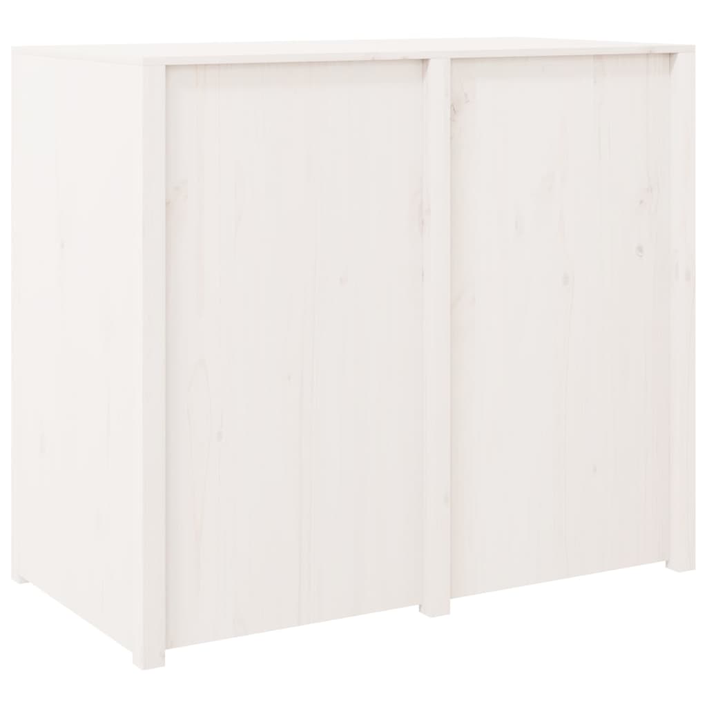 Outdoor Kitchen Cabinet White 106x55x92 cm Solid Wood Pine